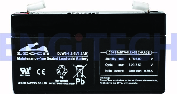 Leoch DJW6-1.2 VRLA Battery