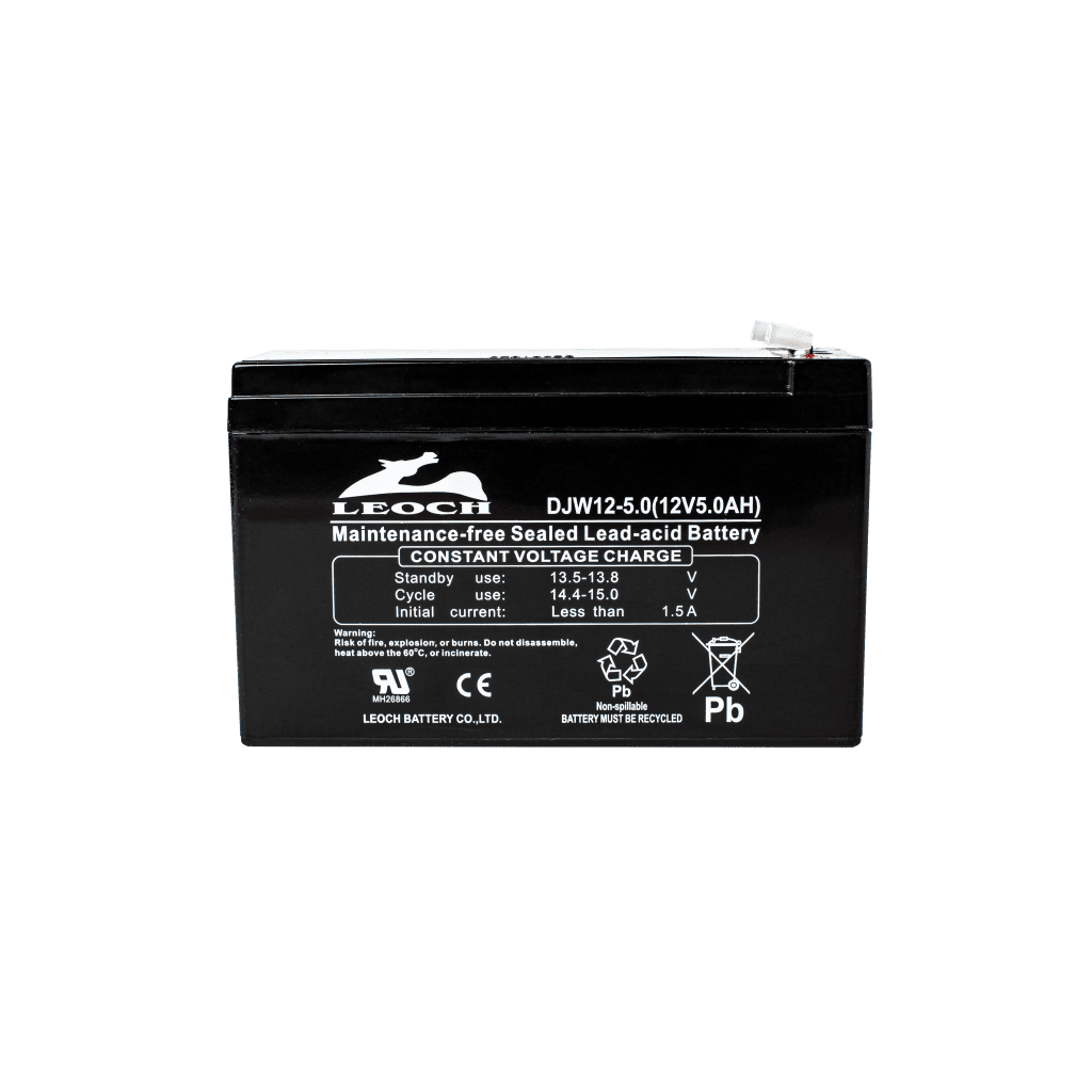 Leoch VRLA Battery ลีออช แบตเตอรี่ แบตแห้ง DJW12-5.0