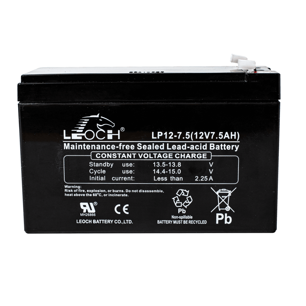 Leoch VRLA Battery ลีออช แบตเตอรี่ แบตแห้ง LP12-7.5