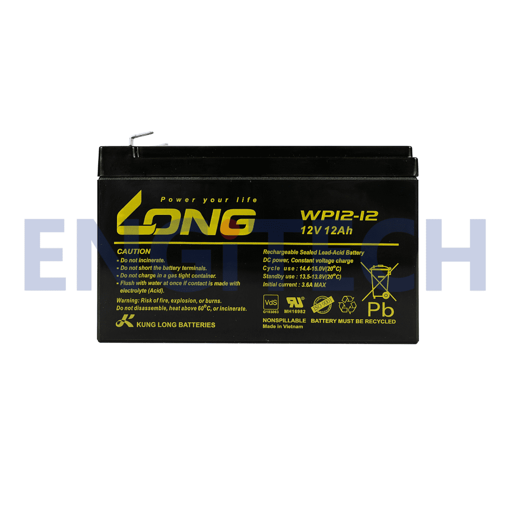 Long VRLA Battery ลอง แบตเตอรี่ แบตแห้ง WP12-12A