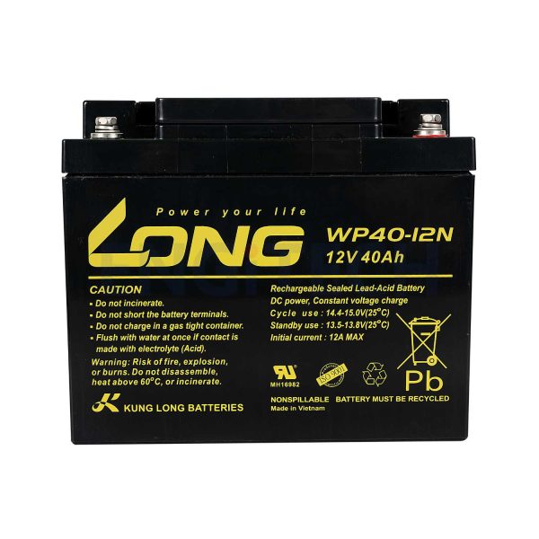 WP40-12N แบตเตอรี่ แบตเตอรี่12V Engitech Power Protection