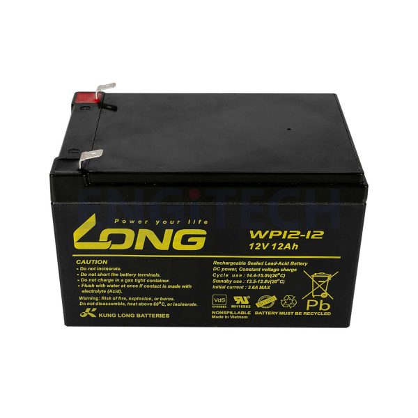 WP12-12A แบตเตอรี่ แบตเตอรี่12V Engitech Power Protection