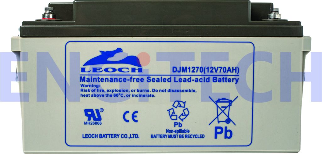 Leoch VRLA Battery ลีออช แบตเตอรี่ แบตแห้ง DJM1270